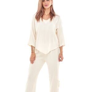 Oh My Gauze! Cream Blouse